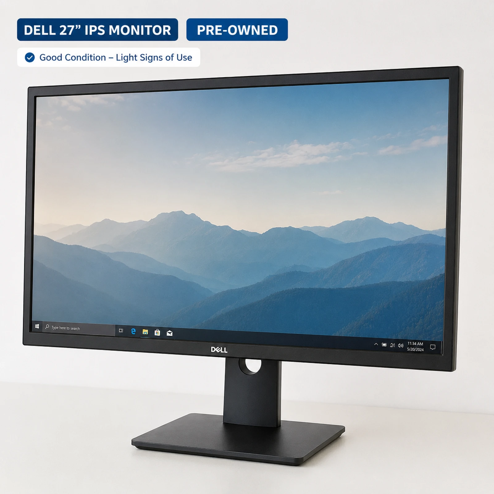 二手 Dell 27 吋 IPS 螢幕 詳細圖片